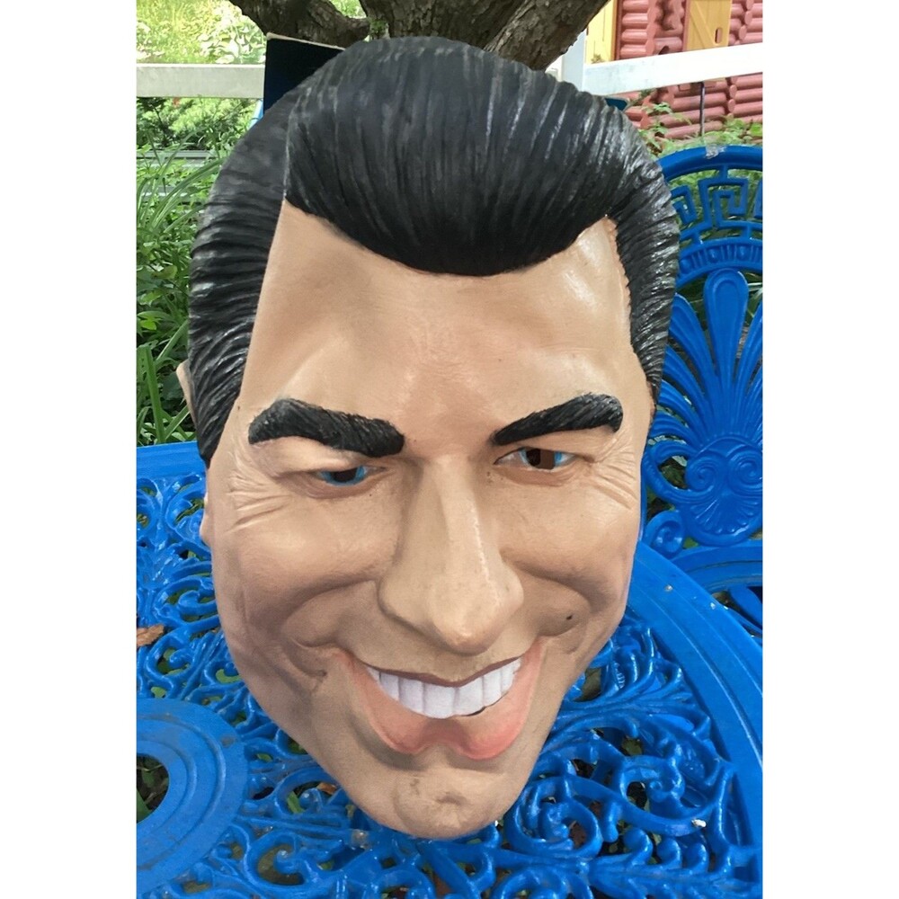 Cesar Soft Vinyl Realistic Halloween Mask 1998 John Travolta Grease Vintage New